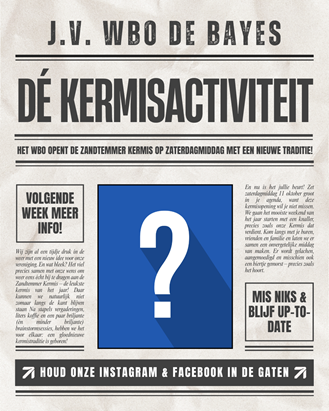 Krantenkop kermistraditie post