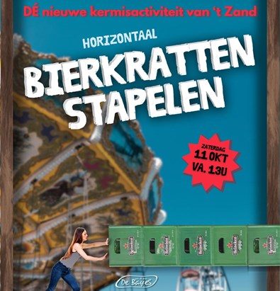 Instapost  Kermis bierkratten stapelen 11 okt    (1080 x 1125 px)
